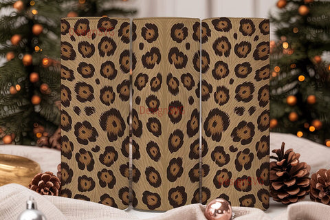 Leopard Print 20oz Tumbler Wrap Sublimation DesignSVG 