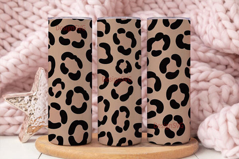 Leopard Print 20oz Tumbler Wrap Sublimation DesignSVG 