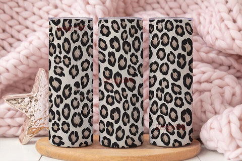 Leopard Print 20oz Tumbler Wrap Sublimation DesignSVG 