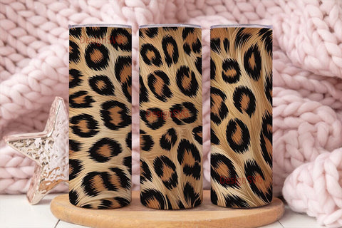 Leopard Print 20oz Tumbler Wrap Sublimation DesignSVG 