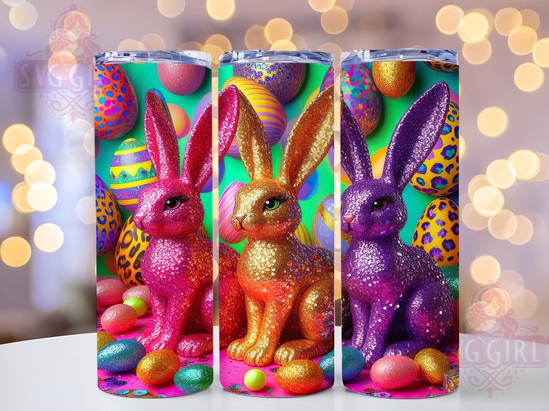 Leopard Print Easter Bunny Tumbler, Cute Leopard Tumbler, Bunny Leopard Print Wrap, Stylish 20oz Wrap, Sublimation Design, Trendy Gift Idea, Inspirational Easter Tumbler Sublimation SvggirlplusArt 