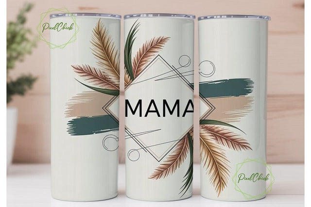 Leopard Print Floral 20oz Tumbler Wrap Sublimation PixelChick 
