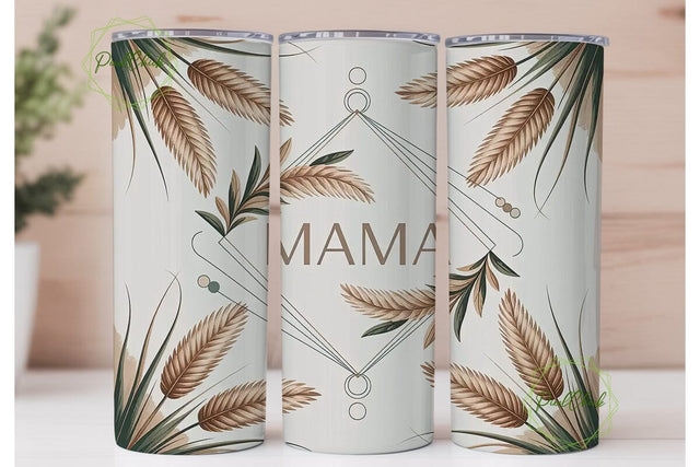 Leopard Print Floral 20oz Tumbler Wrap Sublimation PixelChick 