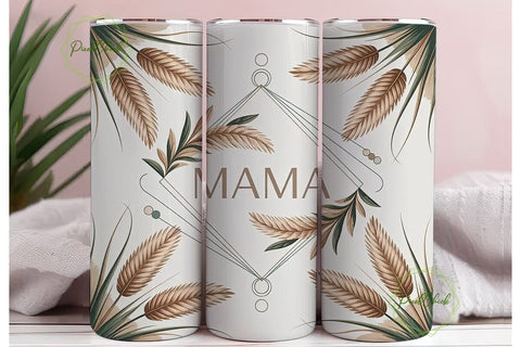 Leopard Print Floral 20oz Tumbler Wrap Sublimation PixelChick 