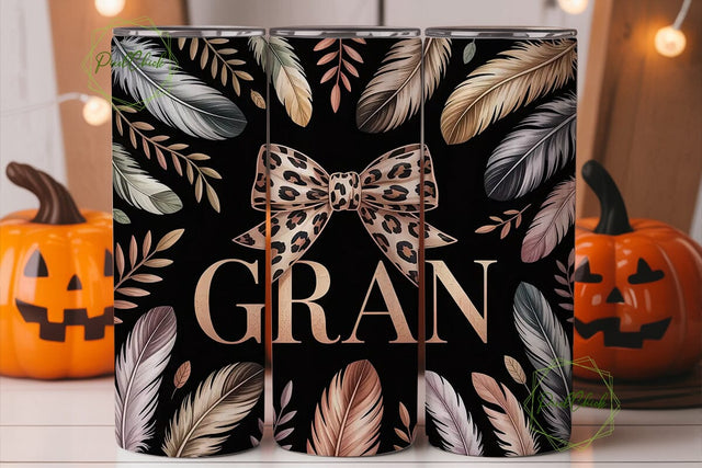 Leopard Print Gran Tumbler Design Sublimation PixelChick 