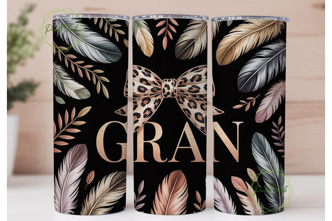 Leopard Print Gran Tumbler Design Sublimation PixelChick 