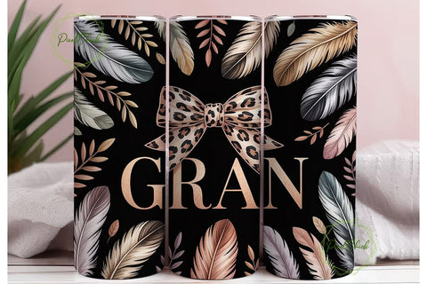 Leopard Print Gran Tumbler Design Sublimation PixelChick 