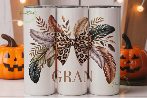 Leopard Print Gran Tumbler Design Sublimation PixelChick 