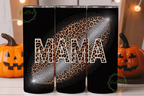 Leopard Print Mama 20oz Tumbler Wrap Sublimation PixelChick 