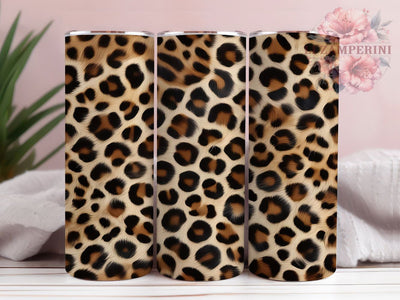 Leopard Print Seamless Tumbler, Seamless Animal Print Sublimation Design, Stylish Leopard Art, 20oz Leopard Tumbler, Whimsical Animal Mug, Trendy Leopard Cup, Chic Leopard Wrap Sublimation Li Zamperini 
