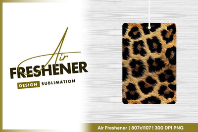 Leopard Print Texture Background with Black Spots and Brown Fur Details Sublimation Regulrcrative 
