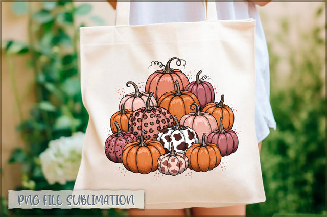 Leopard Pumpkin Fall Tote Bag Sublimation Shetara Begum 