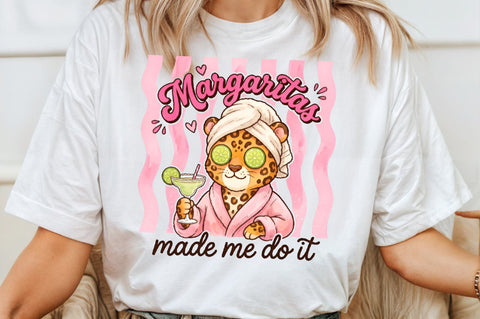Leopard Spa Cute Drink PNG Sublimation designartist 