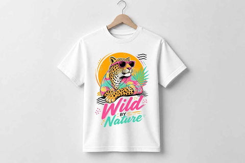 Leopard Sublimation PNG Wild By Nature Wildlife POD Design SVG BillahCrafts 