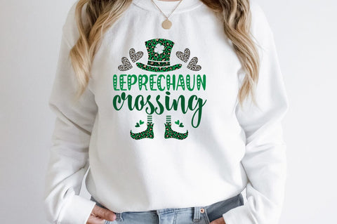 Leprechaun crossing SVG Design SVG Designangry 