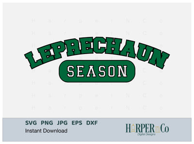 Leprechaun Season Laser SVG EPS Cut File SVG HarperNCo 