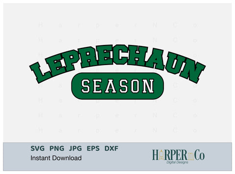 Leprechaun Season Laser SVG EPS Cut File SVG HarperNCo 