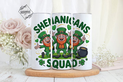 Leprechaun Shenanigans 20oz Tumbler Sublimation sassyprint 