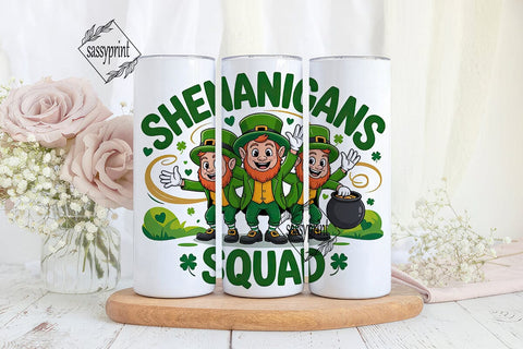 Leprechaun Shenanigans 20oz Tumbler Sublimation sassyprint 
