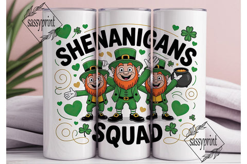 Leprechaun Shenanigans 20oz Tumbler Sublimation sassyprint 