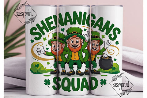Leprechaun Shenanigans 20oz Tumbler Sublimation sassyprint 