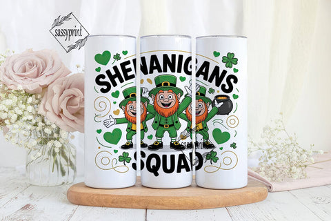 Leprechaun Shenanigans 20oz Tumbler Sublimation sassyprint 