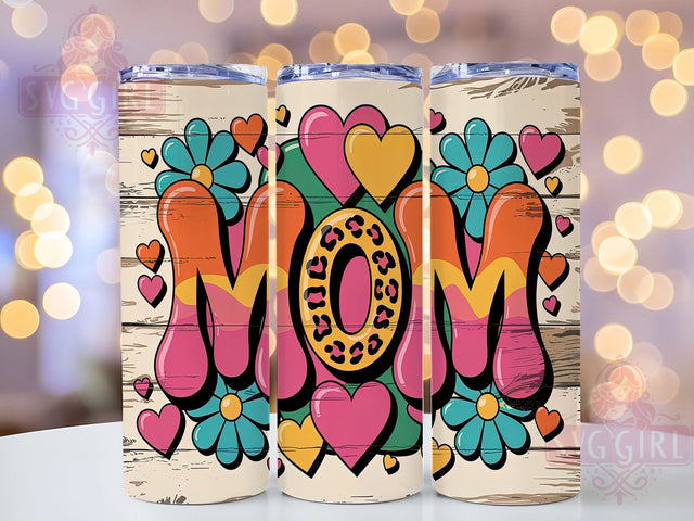 Lesbian Mom Rainbow Pride Tumbler, Lesbian Mom Tumbler, Pride Mom Wrap, Rainbow Mom Tumbler, LGBTQ+ Support Tumbler, 20oz Lesbian Design, Ally Mom Tumbler Sublimation SvggirlplusArt 