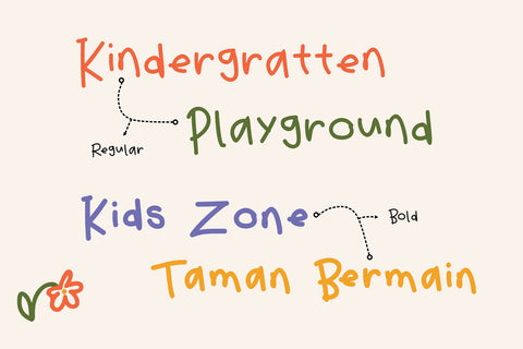 Leslie Crayon – Natural Kids Handwritten Font Font Mozzatype 