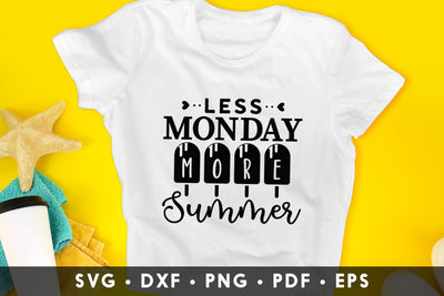 Less Monday More Summer SVG SVG CraftLabSVG 