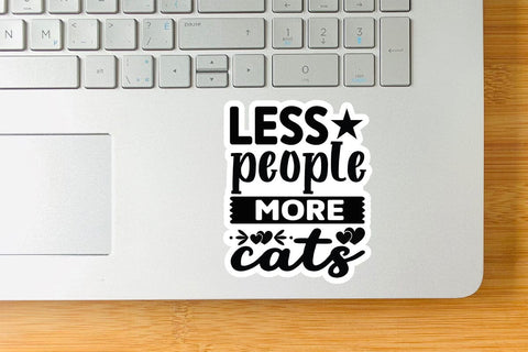 less people more cats SVG Angelina750 