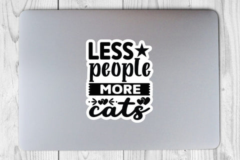 less people more cats SVG Angelina750 