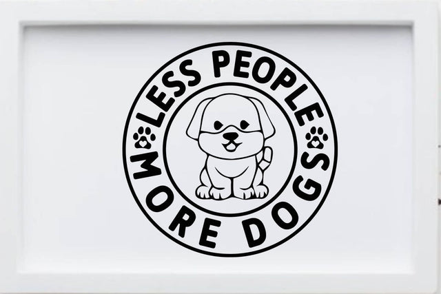 Less people more dogs SVG Angelina750 