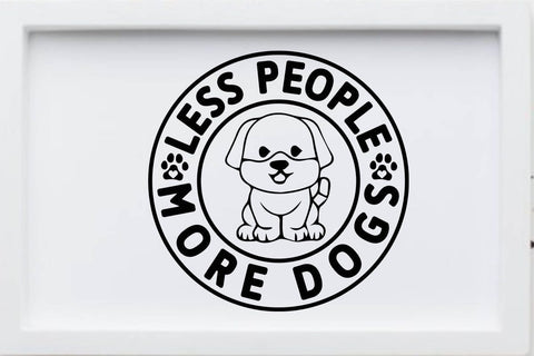 Less people more dogs SVG Angelina750 