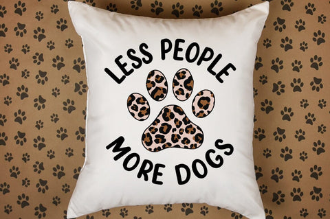 Less People More Dogs SVG Design SVG Designangry 