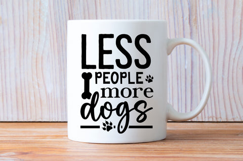 Less people more dogs Svg Design SVG Regulrcrative 