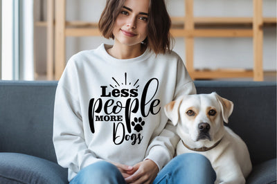 Less People More Dogs SVG orpitasn 