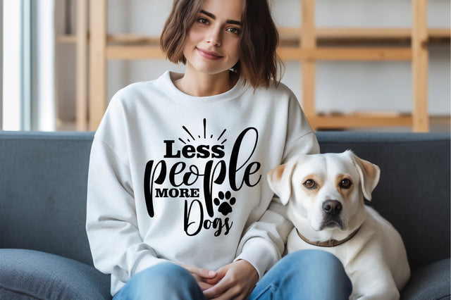 Less People More Dogs SVG orpitasn 