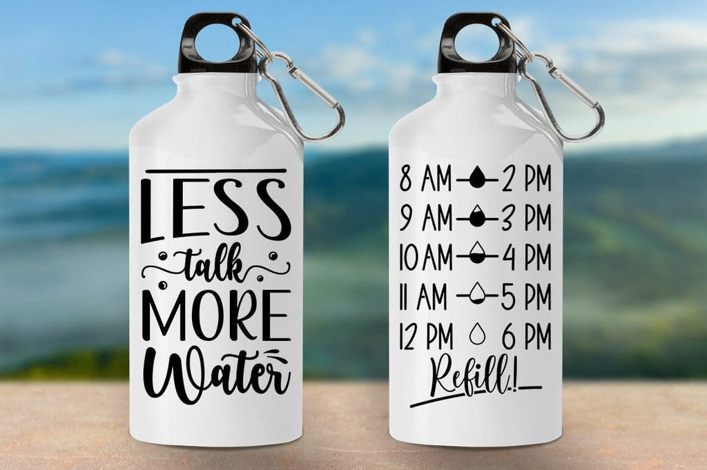 Less talk more water SVG Design - So Fontsy