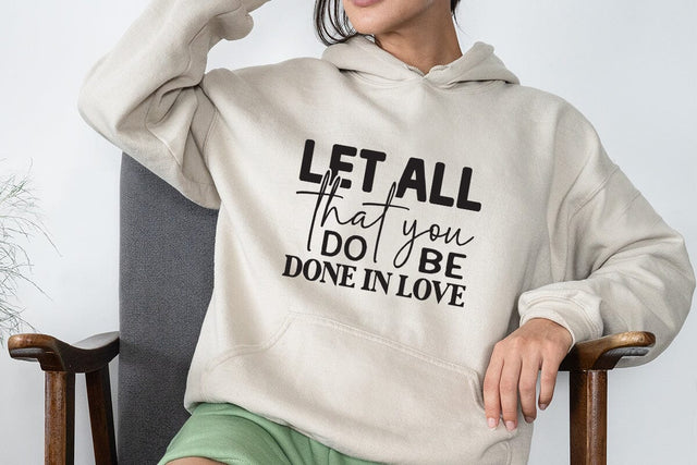Let all that you do be done in love SVG Angelina750 