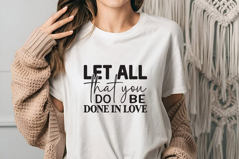 Let all that you do be done in love SVG Angelina750 