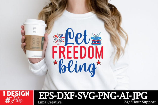 Let Freedom Bling SVG Cut File SVG Insomnia Std 