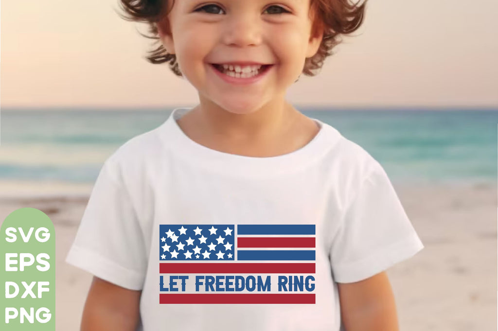 Let freedom ring, Patriotic Flag Svg Bundle, American Flag SVG Bundle ...