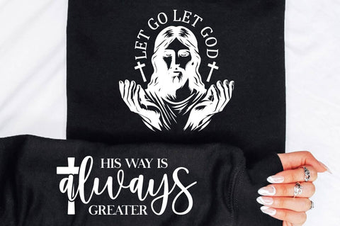 Let Go, Let God Sleeve SVG Design SVG Regulrcrative 