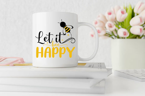 Let It bee Happy SVG Design SVG Designangry 