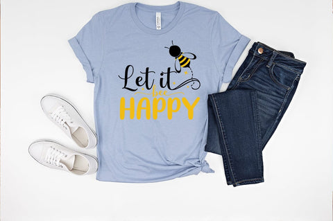 Let It bee Happy SVG Design SVG Designangry 
