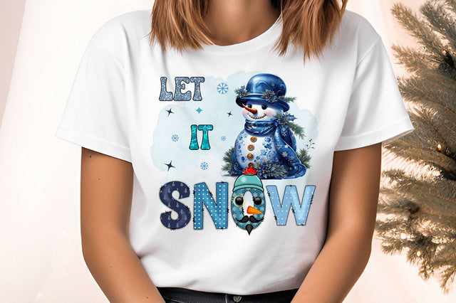 Let it snow PNG Design Sublimation Designangry 