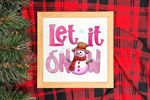 Let it snow png design Sublimation Regulrcrative 
