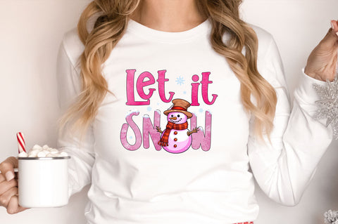 Let it snow png design Sublimation Regulrcrative 