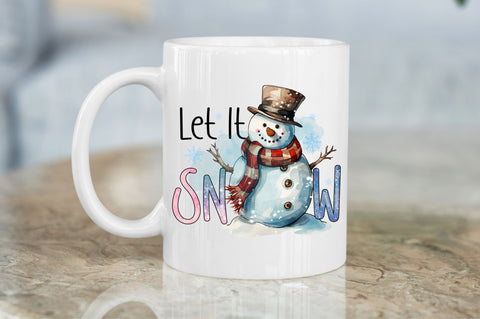 Let It Snow PNG Design Sublimation Regulrcrative 
