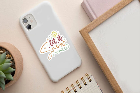 Let it snow Png Sticker Design SVG Designangry 